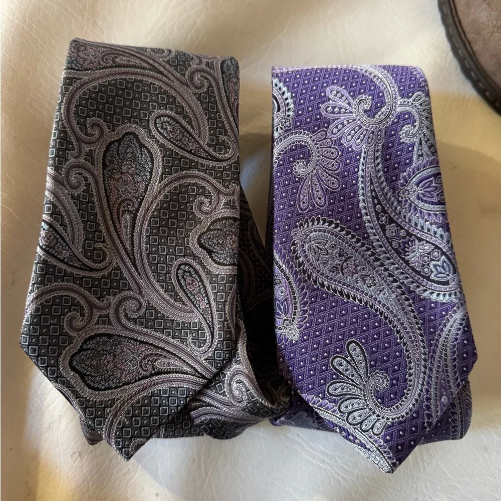 Lot of 2 Nordstroms Men’s Shop Silk Ties